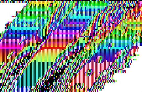 Equatorial Rainbow (glitch Art / Pixel) Framed Art Print by Superfluous ...