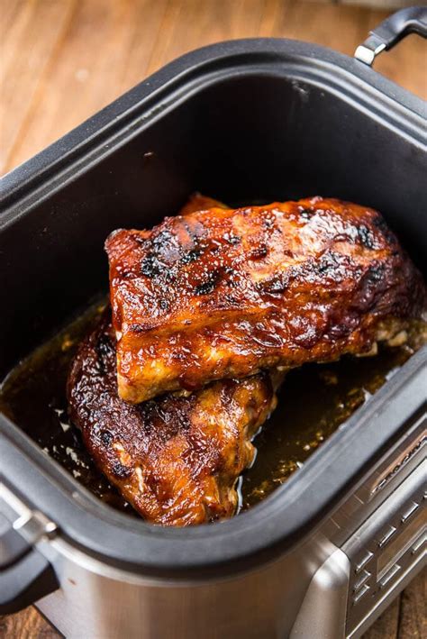 Slow Cooker BBQ Ribs - Slow Cooker Gourmet