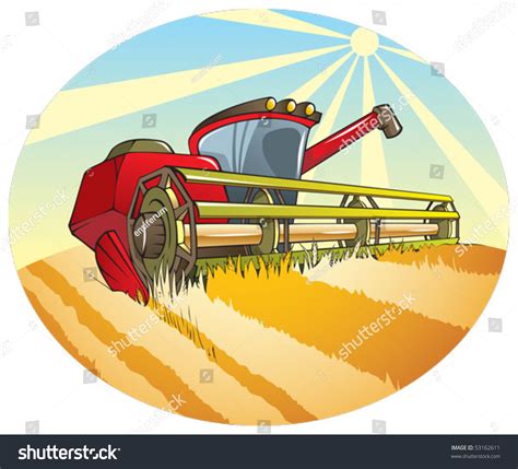 1,452 Combine Harvester Cartoon Images, Stock Photos & Vectors ...