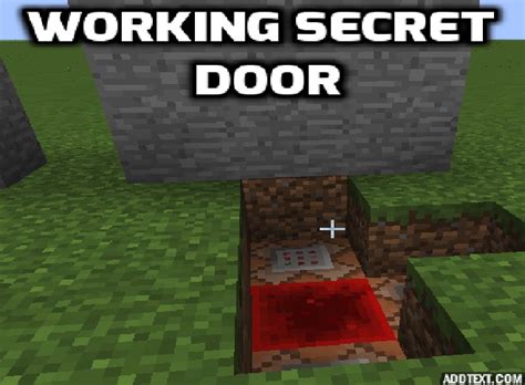 Secret door tutorial (only 3 commands) Minecraft Project