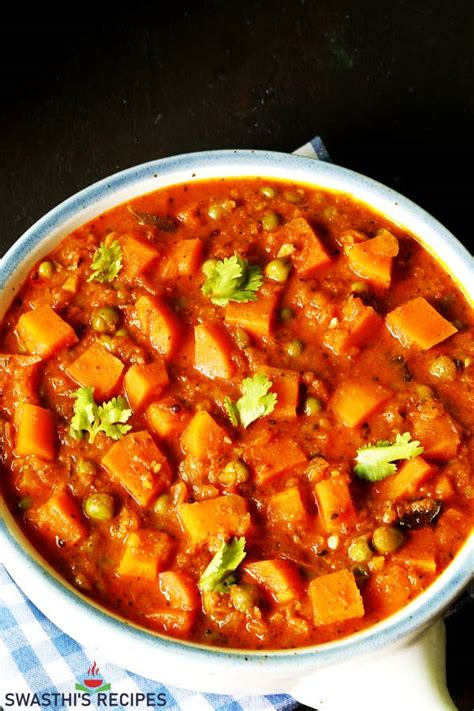 Carrot curry recipe - Swasthi's Recipes