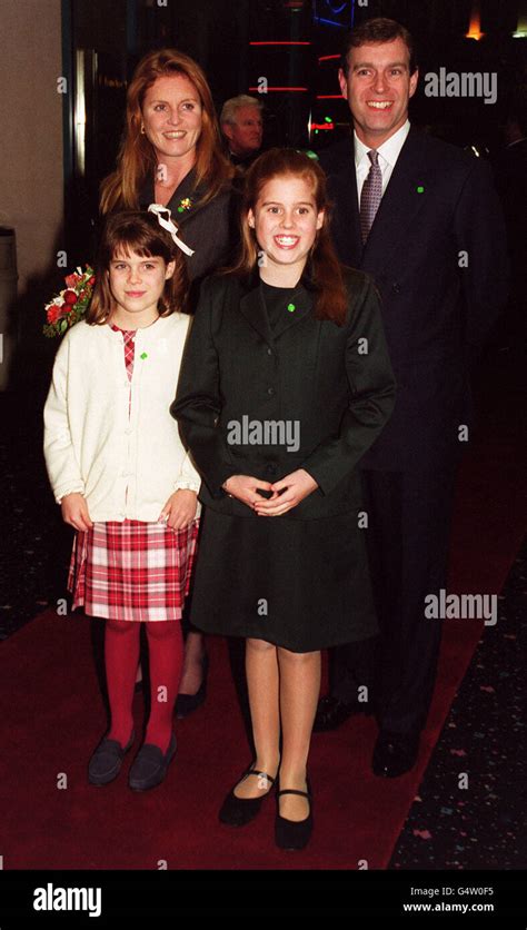 The Duke and Duchess of York arrive with their daughters, Princess ...