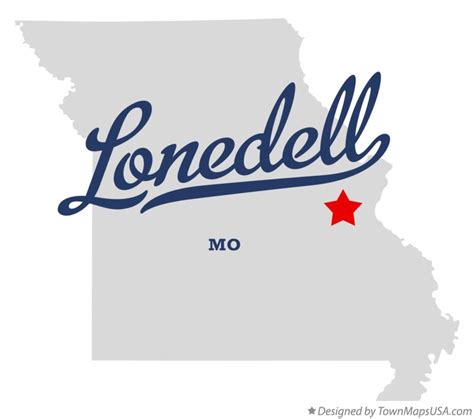 Map of Lonedell, MO, Missouri