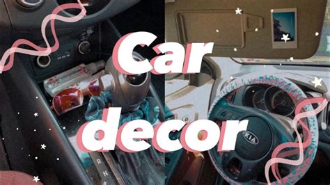 DIY CAR DECOR • vsco aesthetic car transformation - YouTube