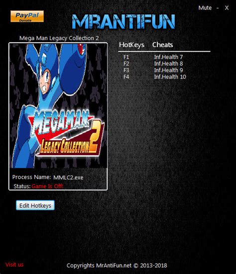 Mega Man Legacy Collection 2 Trainer +4 v1.00 MrAntiFun - download pc cheat