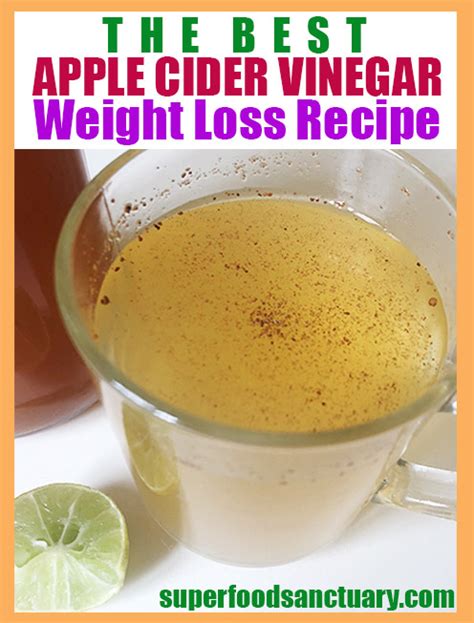 Easy Apple Cider Vinegar Recipe for Weight Loss - Superfood Sanctuary