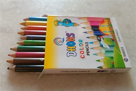 Multicolor Polymer Dhons Color Pencil, For Coloring, Packaging Type ...