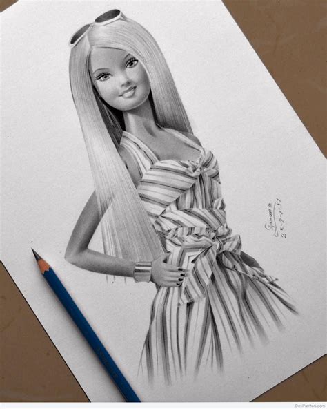 Barbie Doll Pencil Drawing Images - michaeljacksonopowiadania