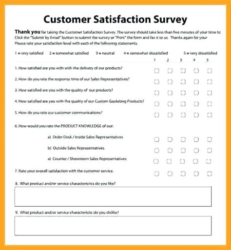 Client Satisfaction Survey Template Collection