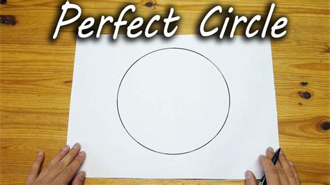 How to Draw a Perfect Circle Freehand - YouTube