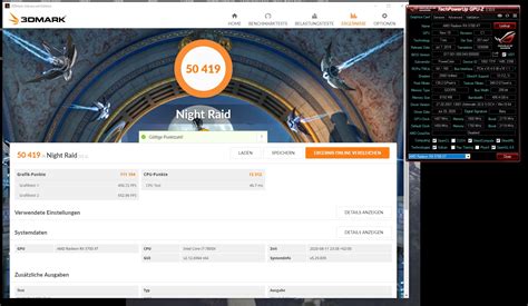 Faktorx2`s 3DMark - Night Raid score: 50419 marks with a Radeon RX 5700 XT