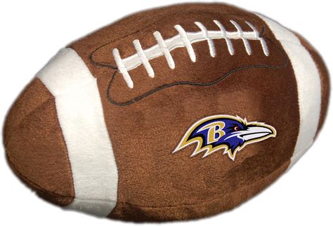 Amazon.com : NFL Baltimore Ravens Plush Football Pillow : Sports Fan ...