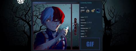 ArtStation - [FREE] Shoto Todoroki | Animated Steam Artwork | Artworks