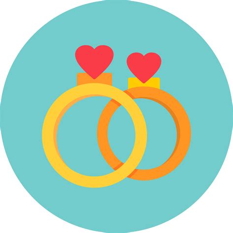 Wedding Rings Vector Icon 37262382 Vector Art at Vecteezy