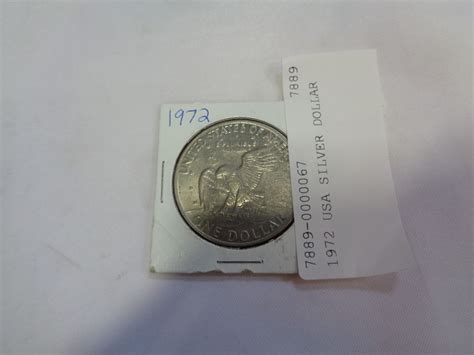 1972 USA SILVER DOLLAR - Big Valley Auction