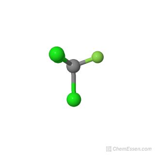 Trichlorofluoromethane Structure - CCl3F - Over 100 million chemical ...