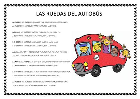 CANTORES INFANTILES: LAS RUEDAS DEL AUTOBÚS