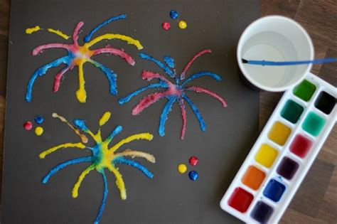 3D Fourth of July Salt Art Painting - Little Passports