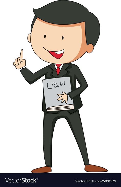 Lawyer vector image on (มีรูปภาพ)