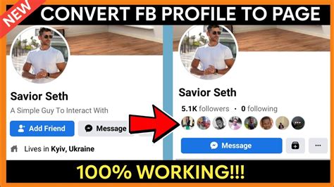 NEW! How to Convert a Facebook Profile to Page 2024 | Facebook Account ...