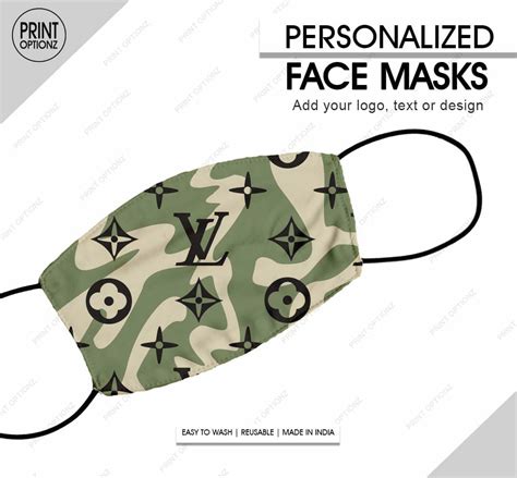 Louis Vuitton Print Face Mask | Literacy Basics