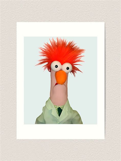 "Meep Muppet Beaker" Art Print for Sale by Lydialee56 | Redbubble