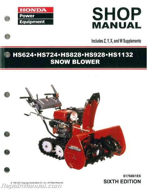 Honda Hs520 Snowblower Manual