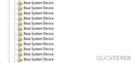 What is & fix "Base System Device" error in Device Manager