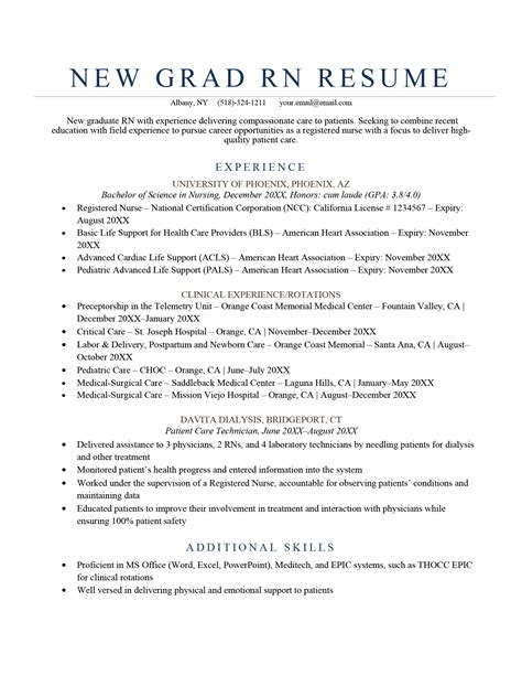 Caregiver Resume (Example & Writing Guide)