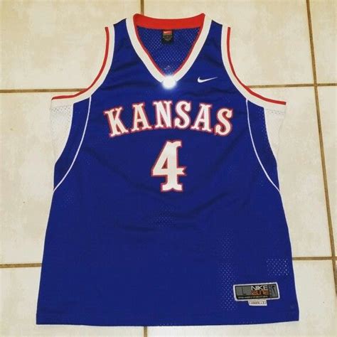 Vintage NIKE ELITE Kansas Jayhawks Basketball Jersey #jerseys#kansas# ...