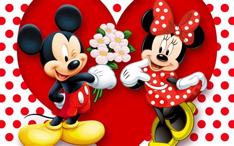 Mickey Mouse and Minnie in Love Wallpapers - Top Free Mickey Mouse and Minnie in Love ...