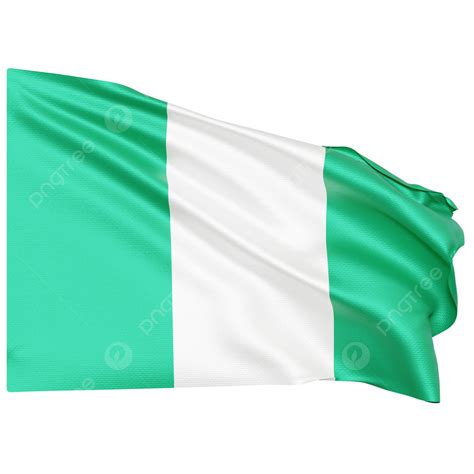 Nigeria Flag Waving, Nigeria Flag With Pole, Nigeria Flag Waving ...