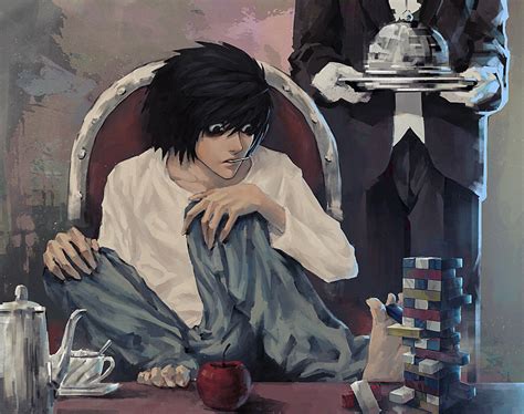 L Lawliet (Death Note) - L Fan Art (37352779) - Fanpop