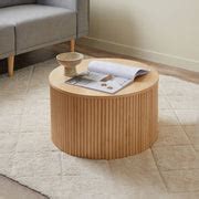 Eve Drum Coffee Table - Birch | Home Furniture