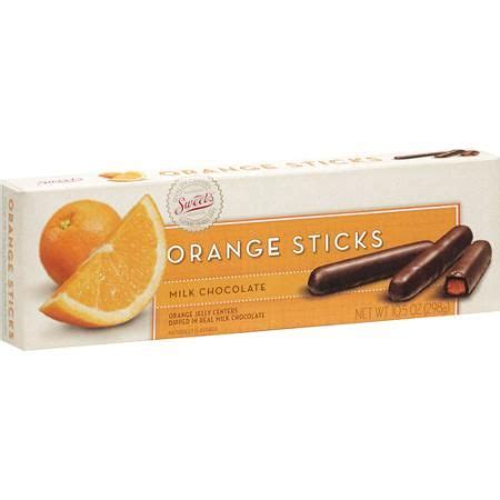 Sweet's Milk Chocolate Orange Sticks box, 10.5 oz - Walmart.com | Orange stick, Chocolate milk ...