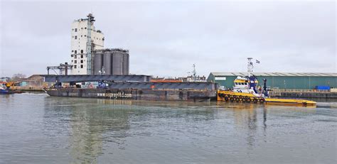 Gull wing bridge deck arriving from... © Adrian S Pye :: Geograph Britain and Ireland