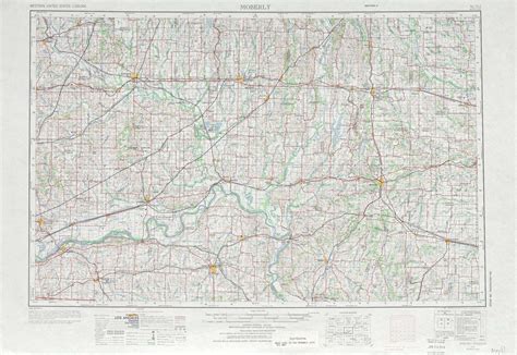 Moberly topographic maps, MO - USGS Topo Quad 39092a1 at 1:250,000 scale