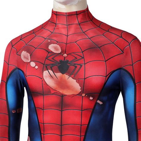 Marvels Spider-Man PS5 Classic Suit Peter Parker Damaged Costume