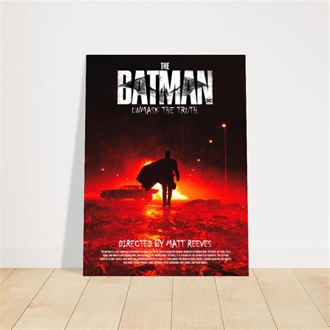 The Batman Poster Robert Pattinson the Ridler Wall Art - Etsy