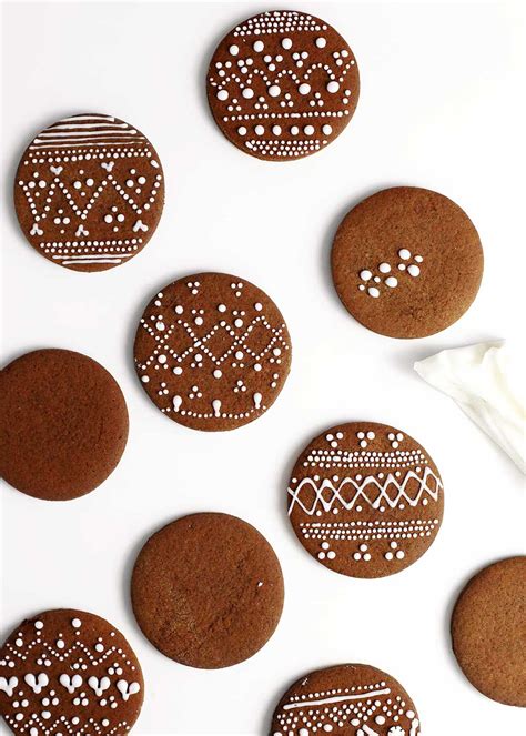 Nordic Gingerbread Cookies - The Faux Martha