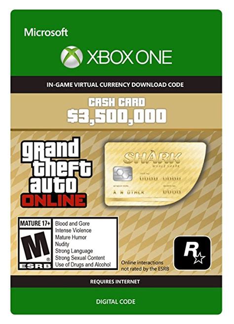 GTA V Whale Shark Cash Card CD Key for Xbox One (Digital Download)