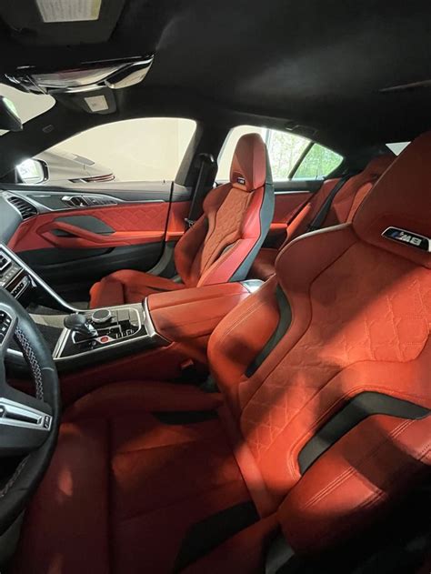 BMW M8 Red Interior | Bmw red, Bmw black, Bmw