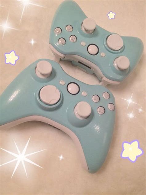 Pastel blue xbox controller | Xbox controller, Games, Blue game