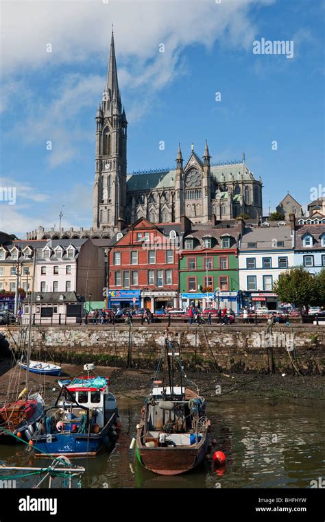 Cobh Waterfront and St. Colman’s Cathedral, Ireland Stock Photo - Alamy