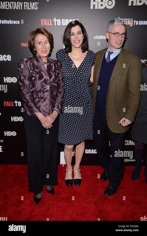 New York, USA. 21st March 2013. Nancy Pelosi, Alexandra Pelosi, Jim ...