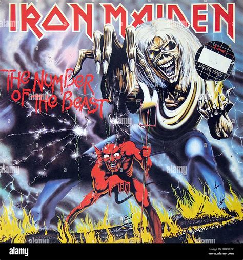 Iron maiden album cover hi-res stock photography and images - Alamy