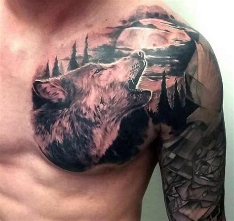 101 Amazing Wolf Tattoo Ideas For Men | Outsons | Men's Fashion Tips ...