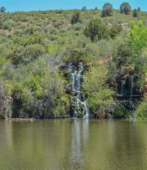 View of Fain Lake in Prescott Valley, Yavapai County, Arizona USA Stock Image - Image of nature ...