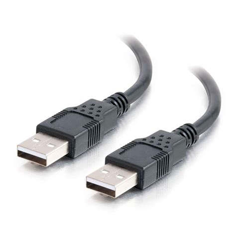 6.6ft (2m) USB 2.0 A Male to A Male Cable - Black | USB 2.0 Cables ...