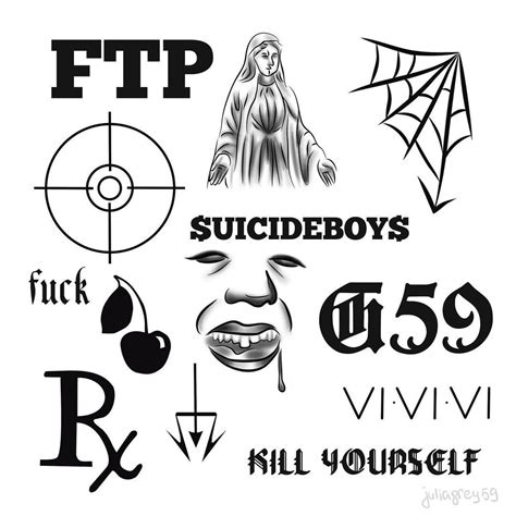 Suicideboys Inspired Tattoos